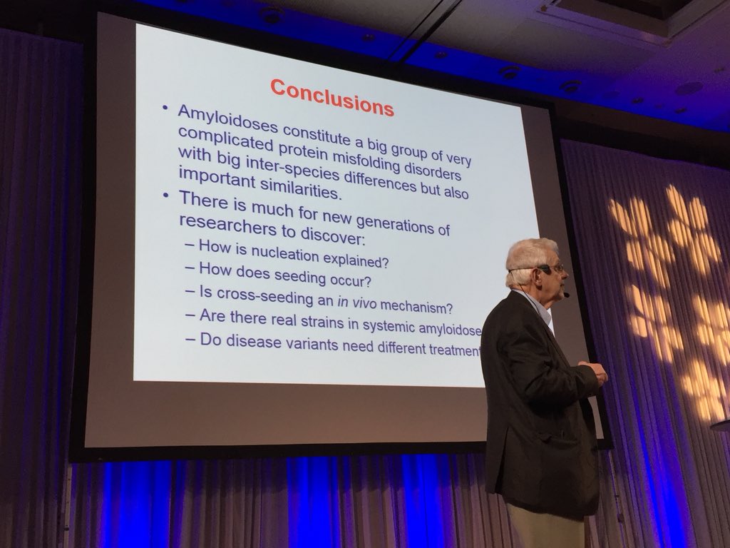 i_lousada's tweet photo. Calling next generation of amyloid researchers: there is much work to be done as presented by Per Westermark #ISA2018 https://t.co/z3XzNhq1kZ