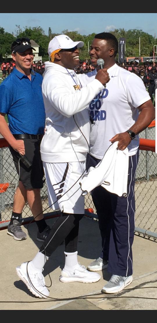 COACH PRIME on X: Ken Griffey Jr. My former Teammate and 1 of the greatest  baseball players and dads I know enjoying ourselves at the @UnderArmour  @UAFootball Camp in Orlando. We have