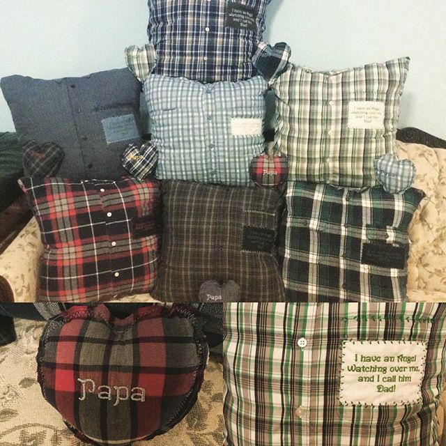 knitseweasthant's tweet image. Memory pillows and hearts.  Love these projects #memorypillows #memoryheart #upcycle #dadsshirt #pillow #throwcushion #plaidlove #handmadelove ift.tt/2ueQQYI