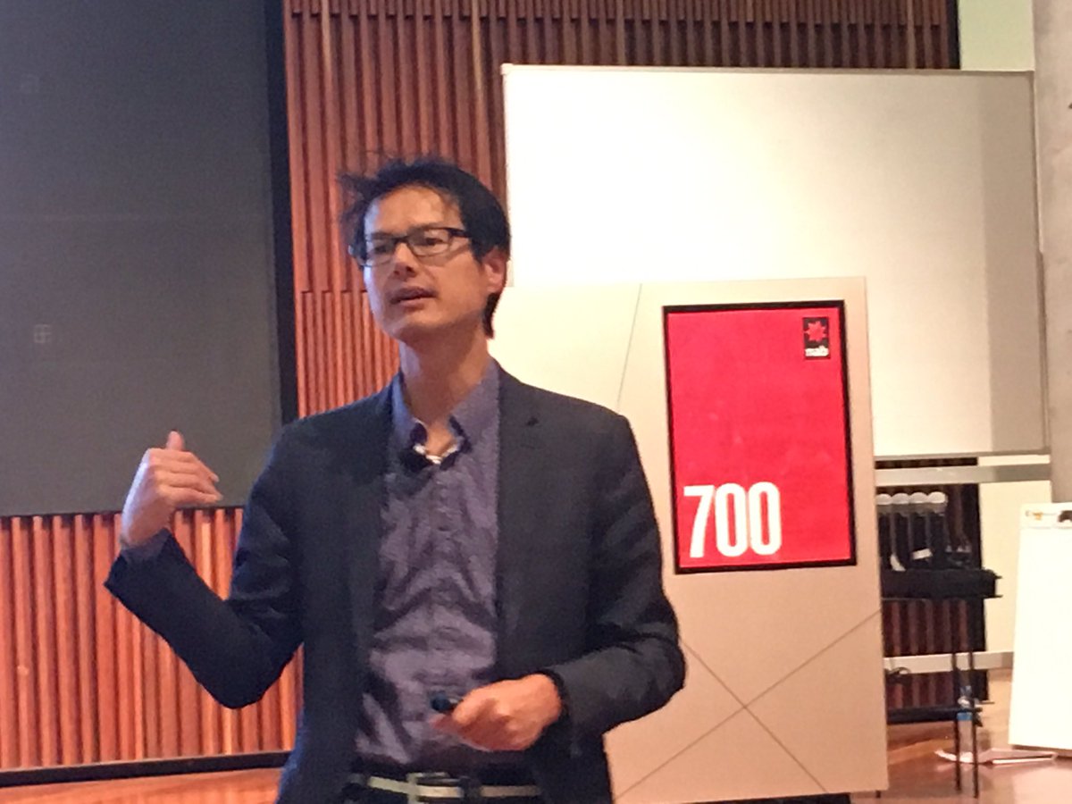 LauraCTweeting's tweet photo. @TEDx Melbourne curator in the room @NAB John Yeo talking about what really makes people listen + connect with content https://t.co/knLPuVonYW