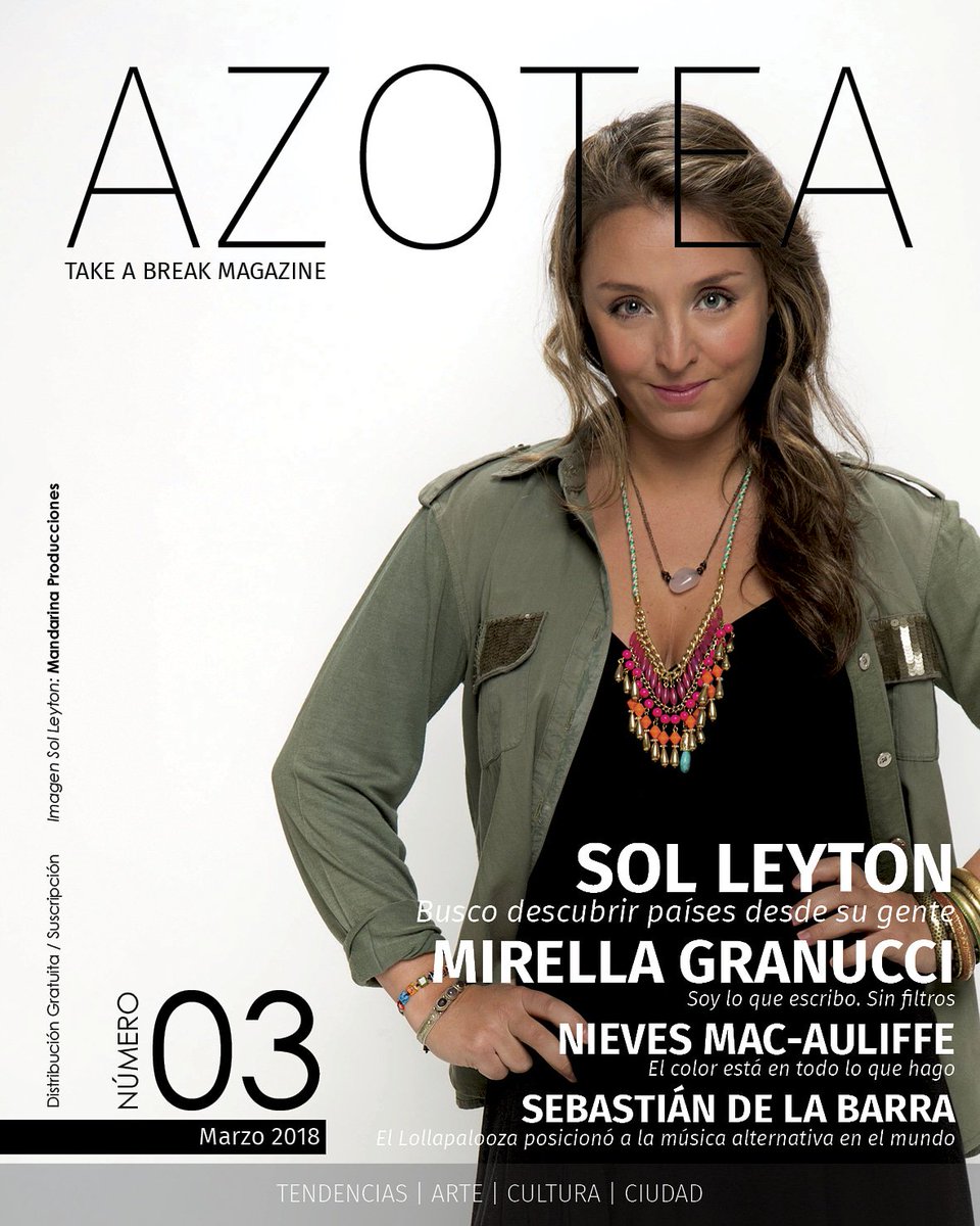 carolaeb's tweet photo. ¡Mañana sale del horno! REVISTA AZOTEA 03 
Instagram @revistazotea
¡Súmate! ¡Síguenos! https://t.co/jGjiTa48h0