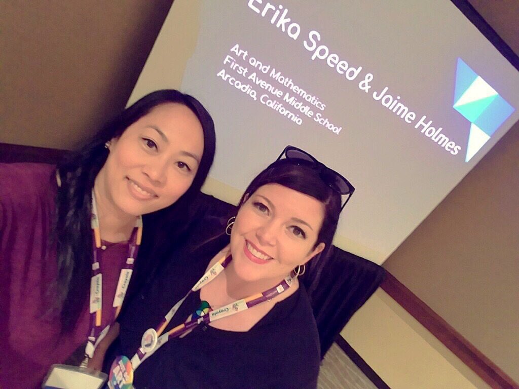 FirstAveMS's tweet image. 2 states, 2 conferences, 4 Ts 1 Principal, 1 day, 3 awesome presentations, 1 collaborative school, 1 innovative district! #FApride #FAcollab #ItTakesAVillage @ArcadiaUnified @NAEA @CAsocialstudies #ccss18 @hymieholmes @firstaveart @sissafa786786 @MsMimura @historyfrog