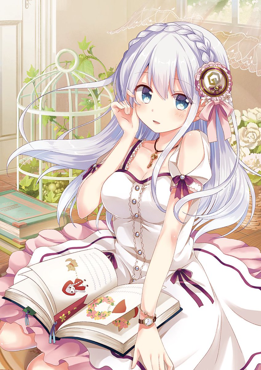 GDcharacter's tweet image. しろはろー！(*´◒`*)
桜満開でポカポカしててきもちいい！🌸