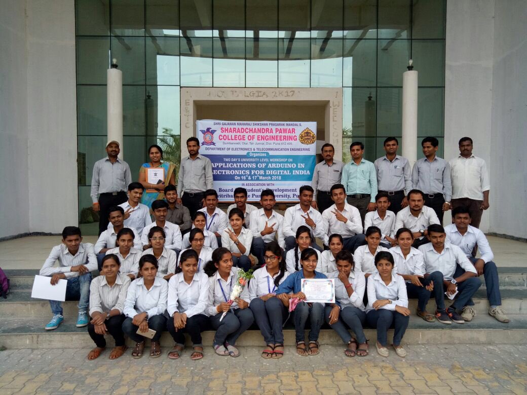 g_attarde's tweet photo. Two days workshop conducted on Arduino at Sharadchandra Pawar COE Otur on 16-17 March, 2018
I was resource person for both days. Nice place to visit and very good students response.
@g_attarde https://t.co/vwbP01rdUq