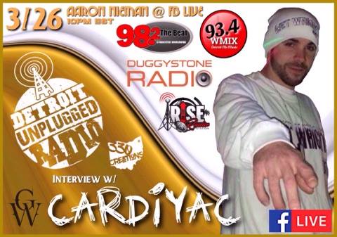 MainesRap's tweet photo. Just A Little Over 24 Hours From Now Monday March 26th 2018 At 1115PM EST @MainesRap PRESENTS @CARDIYACGWE LIVE ON Detroit Unplugged Radio! LETS KEEP IT MOVING #HELPSUPPORTLOCAL #GETWRIGHTENT #GETWRIGHTNATION @ughhdotcom @Upcoming100 @247hiphopnews @BenjaminEnfield @allhiphopcom https://t.co/sVwEfIXLLC