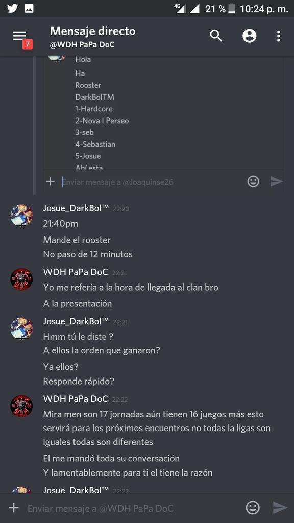 Dark_BolTM's tweet photo. Hacemos público esto , la Liga 
Si es que se llamará liga @Liga_Inter

Esta mala Organización de ellos
Quedan a favor de los clanes 
Aparte que hay pruebas de inconveniente de juagadores 
Que no pueden jugar por razones ! 
Obvia 
Aparte le das la Víctoria al clan rival 
De lanada https://t.co/EX1y2UkLff