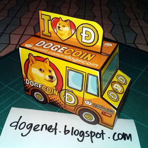 dcampusnetwork's tweet image. Make your own Dogecoin Truck Papercraft. Download here &amp;gt;&amp;gt; dogenet.blogspot.com/p/dogecoin-tru…