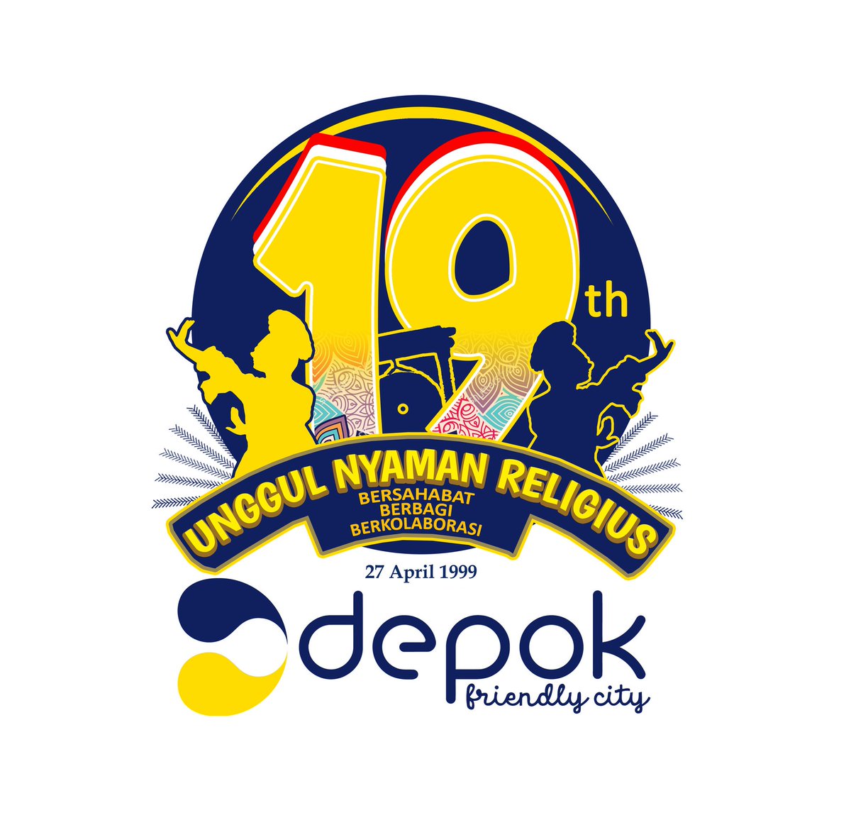 Logo dan Tema Hari Jadi ke- 19 Kota Depok Tahun 2018...untuk lebih jelasnya bisa klik bit.ly/hutdepok19 <a href="/pemkotdepok/">PEMERINTAH KOTA DEPOK | #AyoPakaiMasker</a> <a href="/IdrisAShomad/">Mohammad Idris</a> <a href="/Bang_Pradi/">Pradi Supriatna</a> <a href="/Humas_depok/">Dokpim</a> <a href="/prom/">Bones</a>