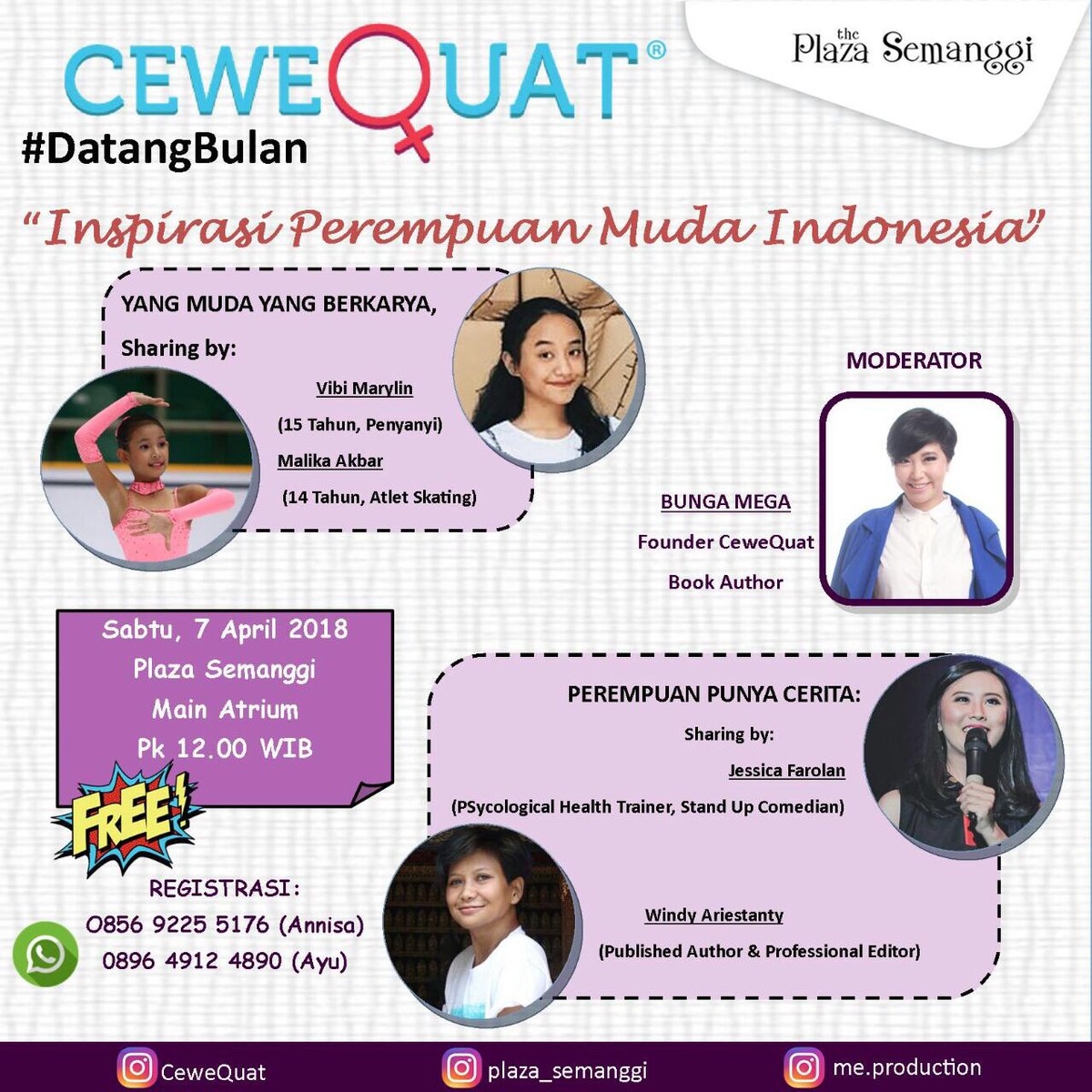 awal april ini akan menjadi pembicara di event <a href="/ceweQuat/">CeweQuat Community</a>. datang ya! kita memgobrol soal bagaimana menulis esai pribadi bisa jadi media berkomunikasi dengan diri sendiri.