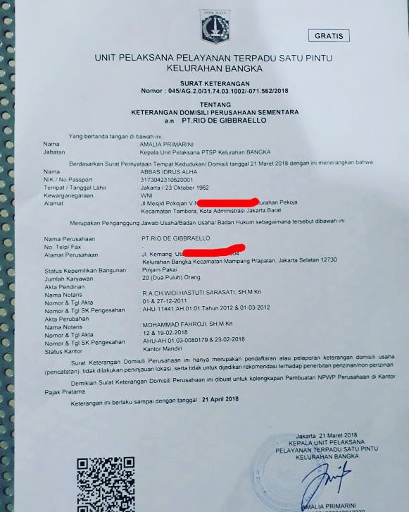 Alhamdulillah Proses Surat Keterangan Domisili