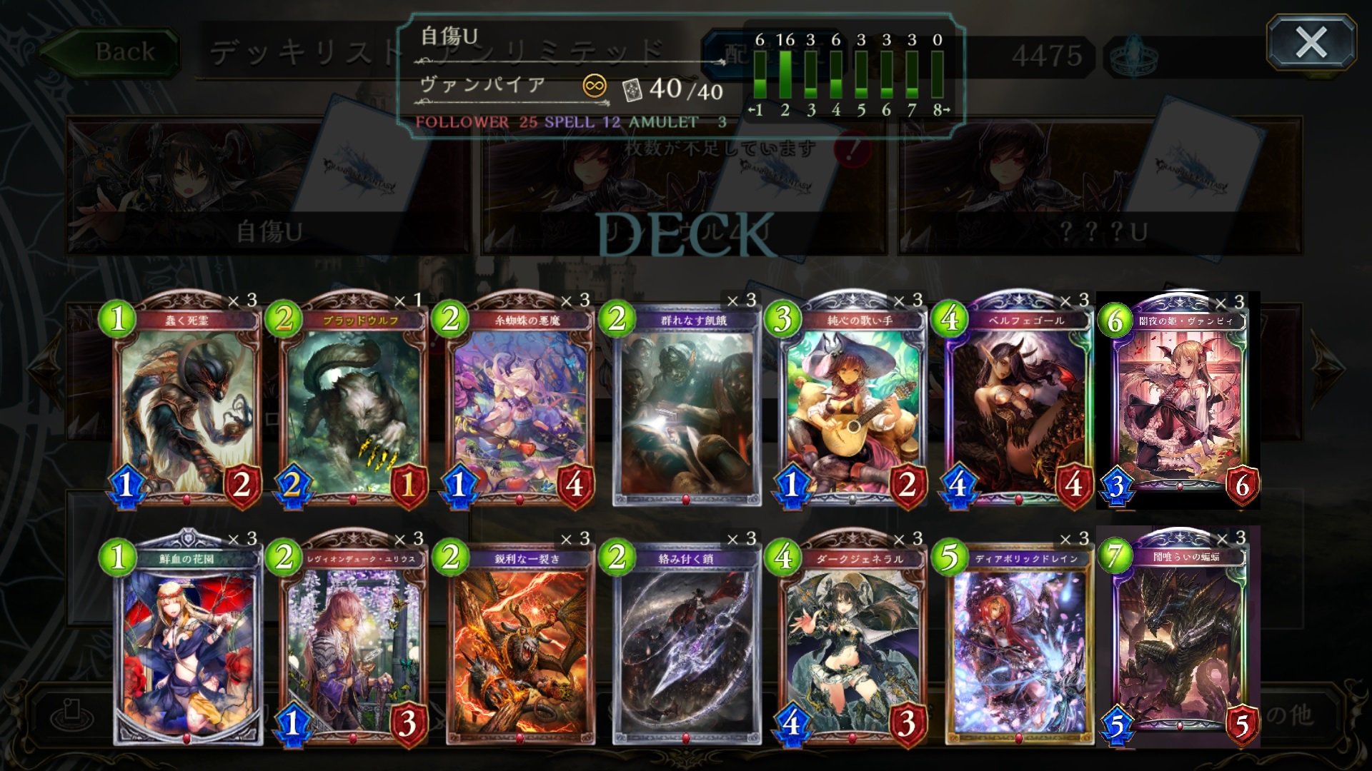 Ggcbgk Auf Twitter アンリミテッド 蝙蝠型自傷復讐ヴァンプ ネタ要素一切なしで調整しました 試運転時 闇喰らいの蝙蝠の7ターン目の最大効果ダメージは13でした 復讐ヴァンプが復讐圏外からの大ダメージを手に入れました 今までの速攻と巨大なバーンダメージを