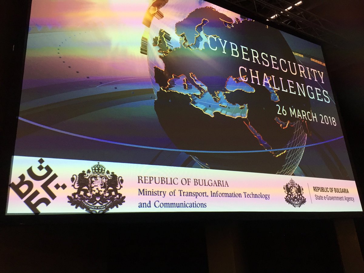 flavaste's tweet photo. Participating in a #cybersecurity panel discussion today at the Cybersecurity Challenges Conference in Sofia with other distinguished panelists. https://t.co/uZFQiZyYyP