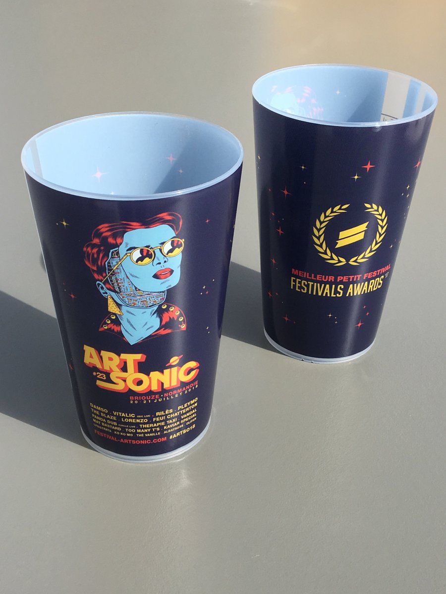 #FestivalsAwards | Maman ! On est sur les gobelets <a href="/ArtSonicFest/">Festival Art Sonic</a> ! 🤩