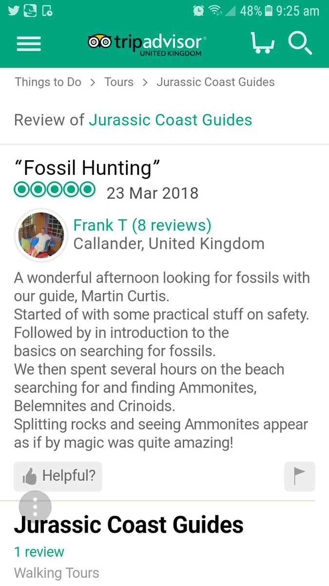 jurassicguides's tweet image. We&apos;re now on #TripAdvisor and here&apos;s our first review! #professionalguides #mountainleaders
