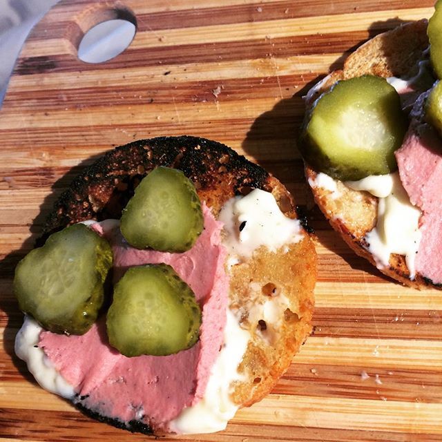 christinahooley's tweet image. Homemade craft bread toast - I make my own linseed and roasted pepper bread in a tin every fortnight... #baking #bread #tinbread #linseed #roastedveggies #mondaymotivation