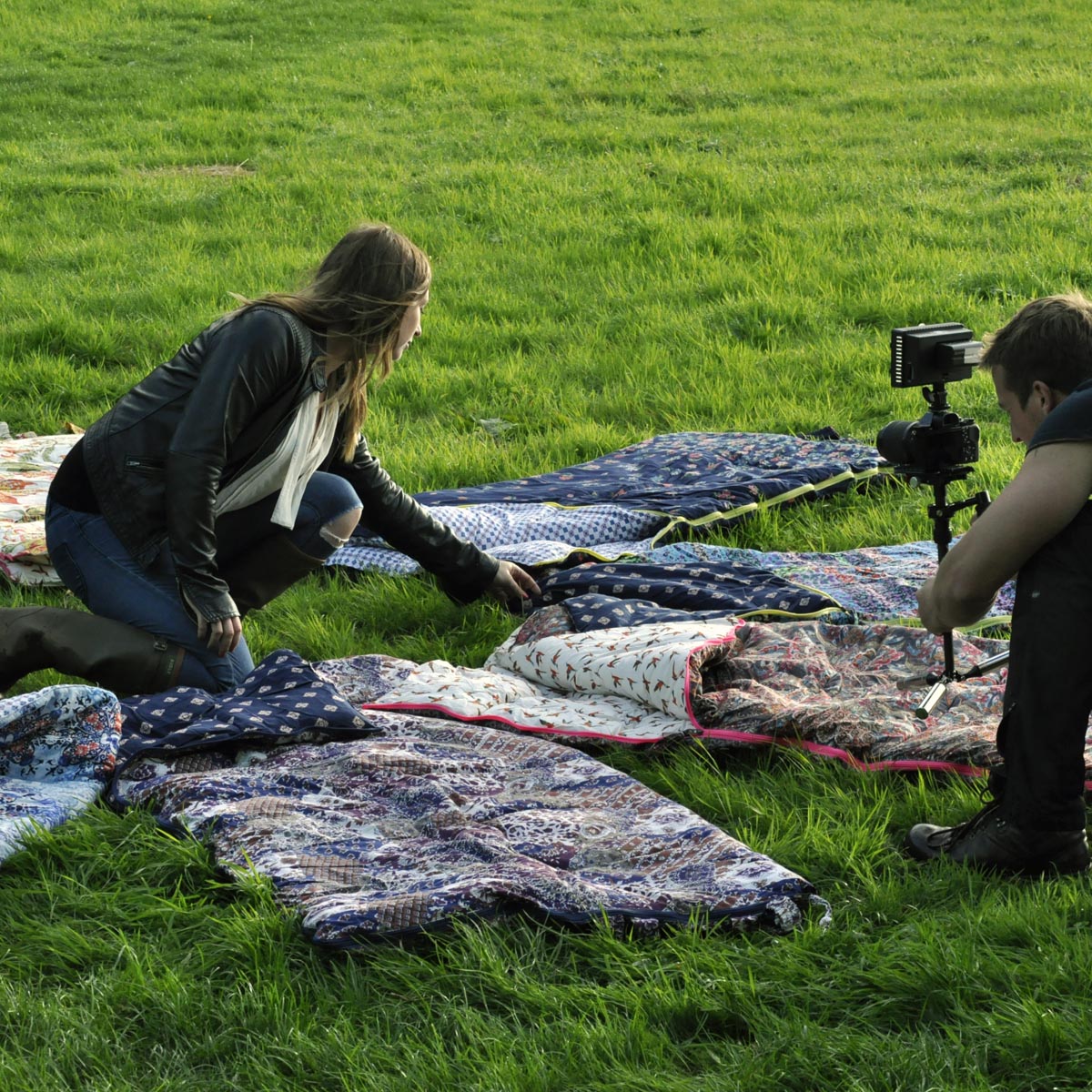 Check out the making of the #sleepingbeauties video for the #kickstarter on our Instagram live stories today. 5 days in and we have 15 backers! Thank you!!

#startup #gofundme #crowdfund #supportsmallbusinesses #sme #sleepingbags #glamping #festivalfashion