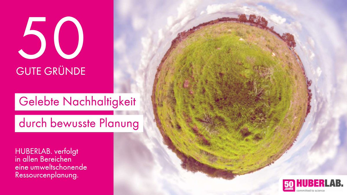 50 GUTE GRÜNDE👍
Gelebte Nachhaltigkeit durch bewusste Planung

erfahren Sie mehr -&gt; 360.huberlab.ch/de/blog/2018/0…