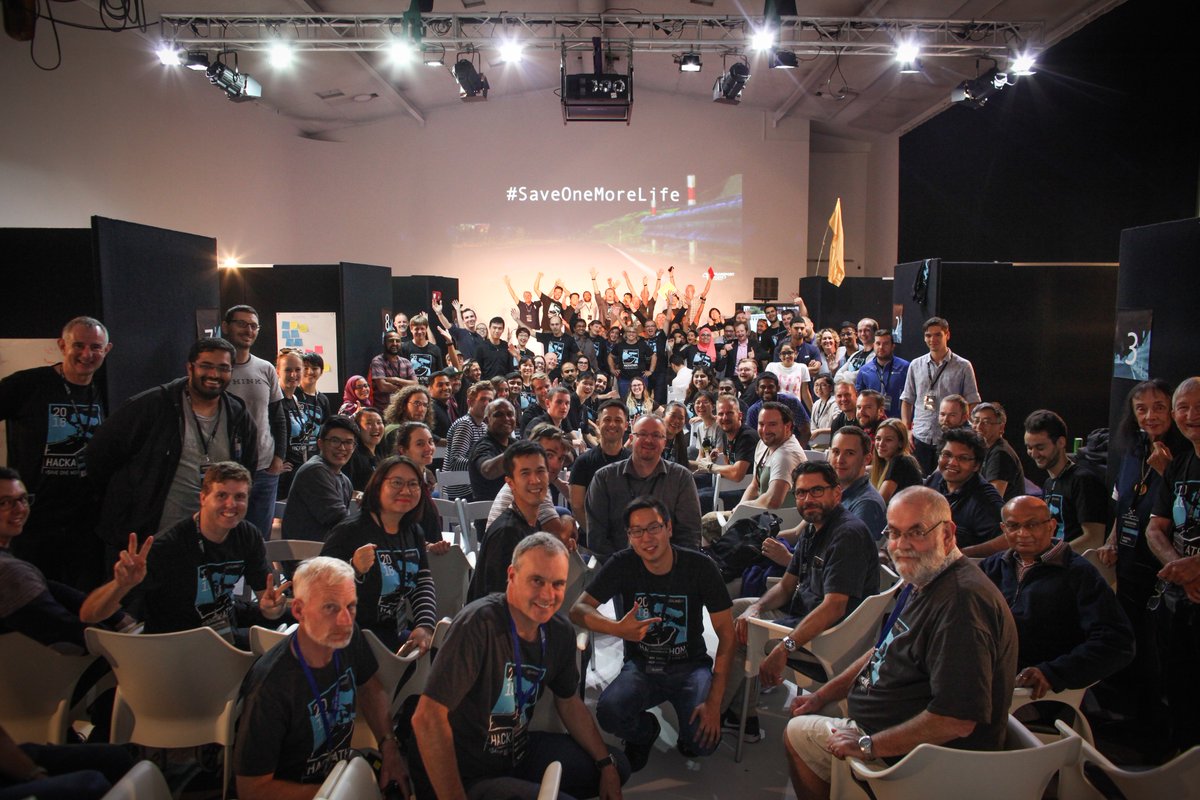 fionamillarnz's tweet photo. To anyone who has visited the innovation zone &amp; seen our big, white room in all its blank glory - behold: here it is filled with people! Pretty different, huh?

Meet the #SaveOneMoreLife 48-hour family 👌 https://t.co/0nldI5NNuD