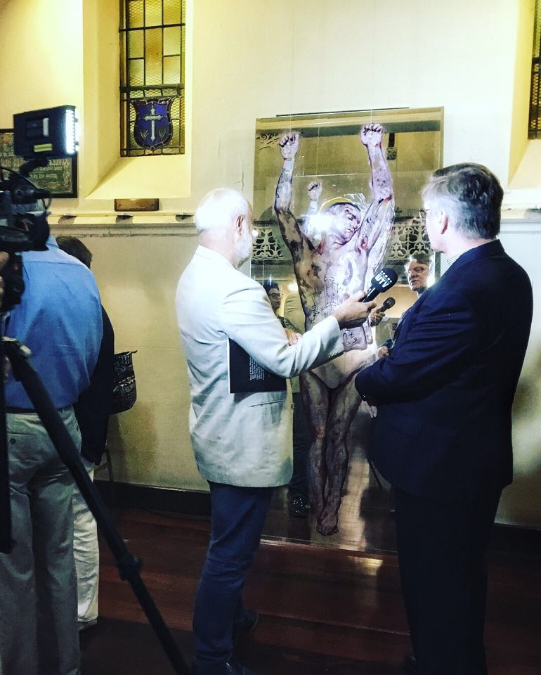 WTVPerth's tweet image. Did you catch the opening of the 9th annual Stations of the Cross Art Exhibition this past Friday? We did, and we’re bringing you the inside scoop on this week’s episode of #GalleryWatch!  This Saturday and Sunday at 7:00 pm on Channel 44 or online at: wtvperth.com.au.