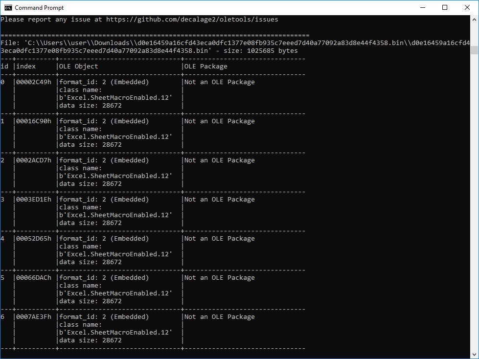DissectMalware's tweet image. @decalage2 I tried #rtfobj but it couldn&apos;t extract the ole objects.