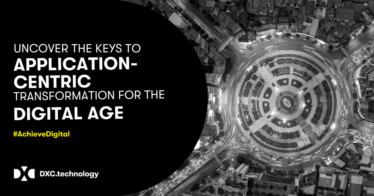 DXCTechnology's tweet photo. IT leaders are managing transformation with an #application-centric approach. Can it work for you? https://t.co/GjmTxlQZxE #AchieveDigital https://t.co/4vNTh4UCbn