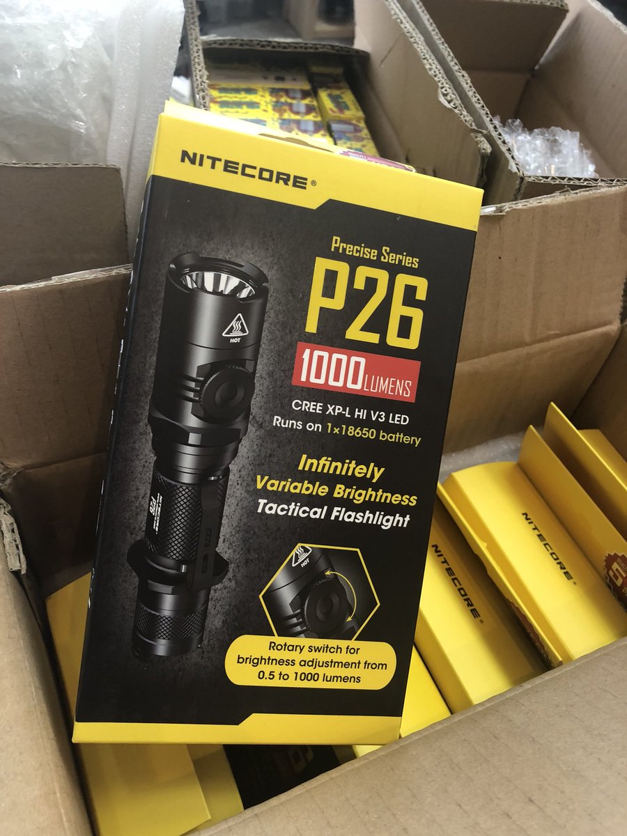 Onecase360's tweet image. NITECOREの新型フラッシュライトＰ２６入荷しました。
#NITECORE
#Ｐ26