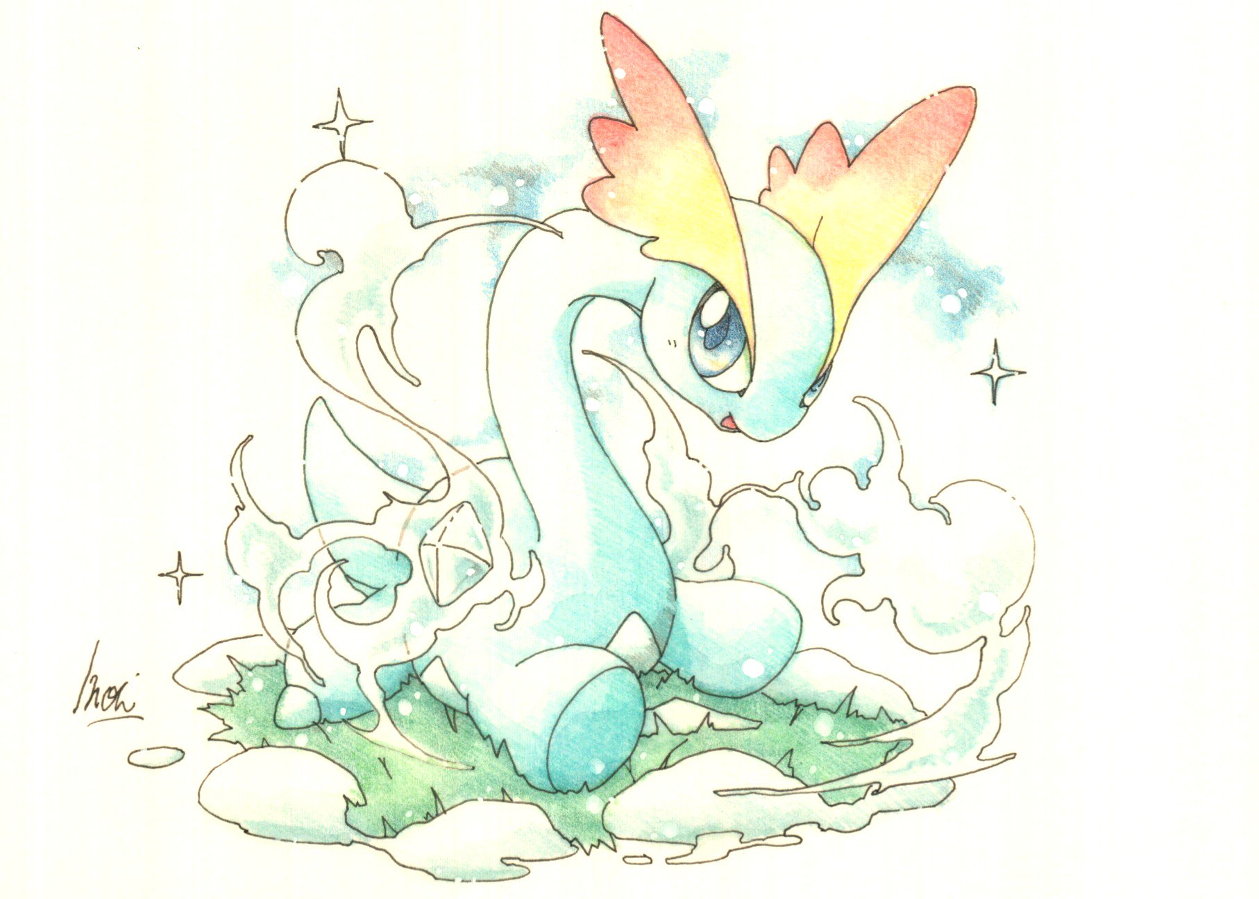 Inori アカウント引っ越し中 今日のポケモン図鑑 ｎｏ ６７４ アマルスの しろいきり T Co Xthovm0xlr Twitter