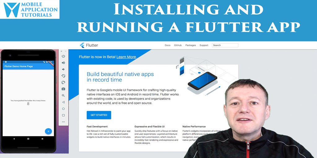 MobAppTuts's tweet photo. #FlutterDev #tutorial How to install &amp; run #Flutter application https://t.co/BpgZHtZL3f https://t.co/L0EYDULTEt