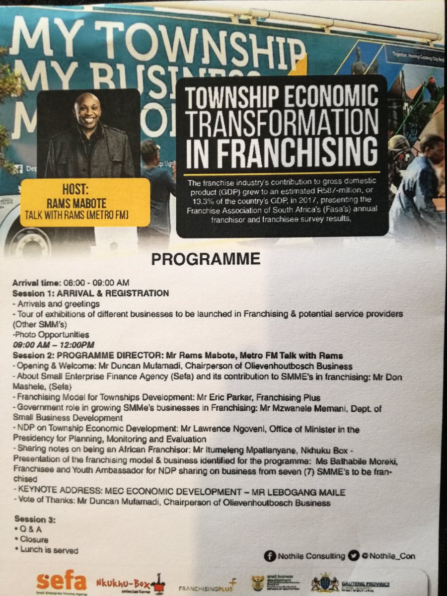 DpmeOfficial's tweet photo. NDP Youth Ambassador Bathabile Moreki on how township businesses can grow into franchises #TownshipEconomicDevelopment #NDP2030 https://t.co/yT3kuBPTVp