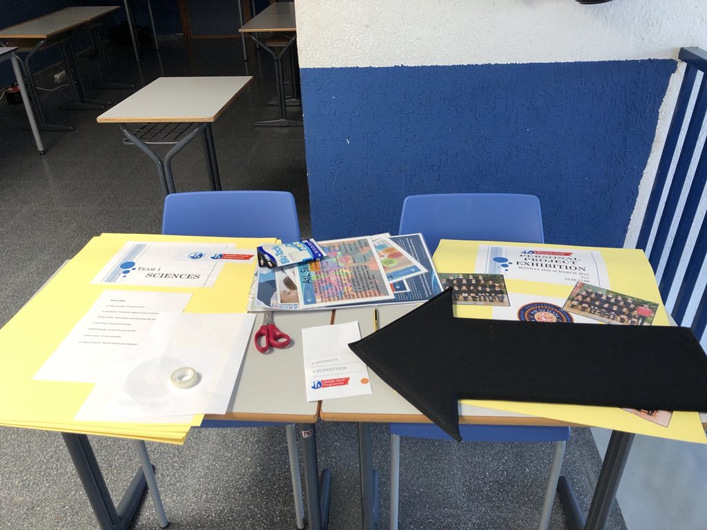 ASorianoVidal's tweet photo. Getting ready for the #personalprojectexhibition @newton_college @MypClassroom @ISPSchools @iborganization @ibmyp https://t.co/i2PcKqdfAH