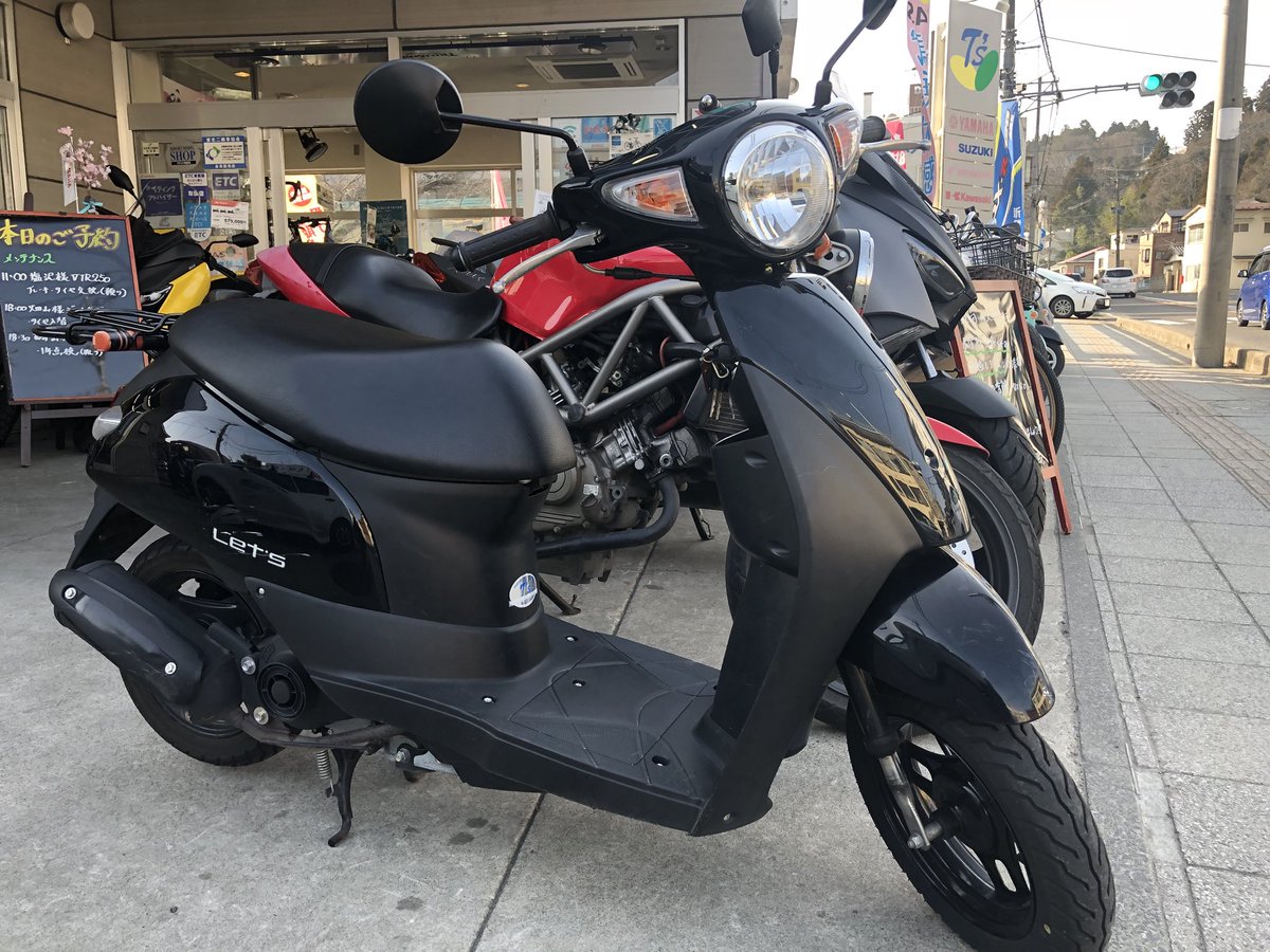 T S 株 ティーズ 原付中古車 Suzuki スクーター 中古車 レッツ 走行2600キロと少ないワンオーナー 車です 車両価格 64 800円 税込 おススメです 仙台 中古スクーター