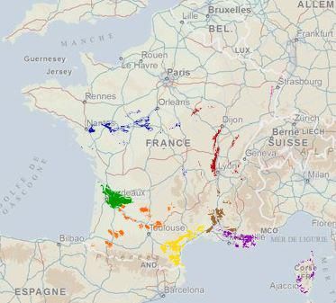 Les délimitation Parcellaire des AOC Viticoles de l'INAO (dont  #anjou) sont à présent en #OpenData v/ <a href="/HenriVerdier/">Henri Verdier</a> buff.ly/2G4axIy