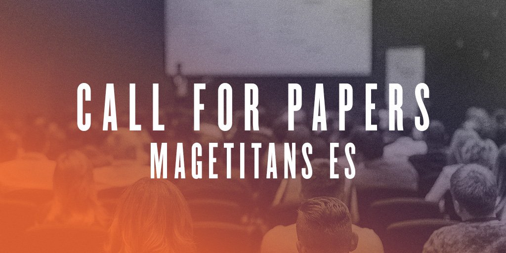MageTitansES's tweet photo. Si conoces, o eres speaker, es el momento de pronunciarte.
🎤 👨🏻💻 👩🏼💻 Call for papers:
https://t.co/iLzXD7RaC7
#magetitans #realmagento #Magento2 #magetitansES #Magento #magento2018 #MTES18 #onestic https://t.co/kijxmDAEFj