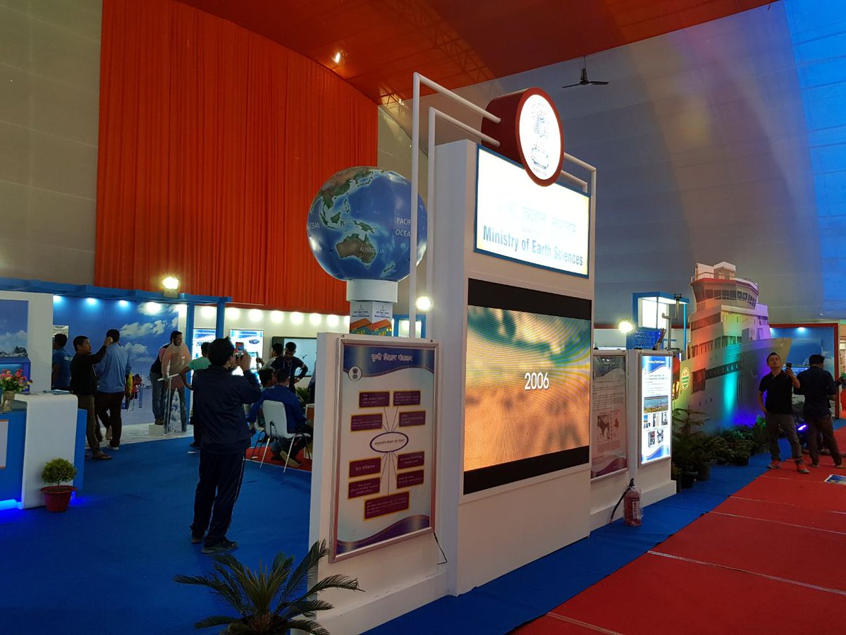 moesgoi's tweet image. MoES pavilion has been adjudged as &quot;Exhibitors of the Year&quot; at Pride of India Expo during the 105th Indian Science Congress (ISC 2018) held at Manipur University, Imphal, Manipur from 16th-20th March 2018. #ISC2018