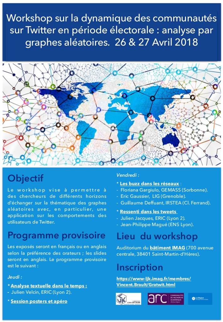 seb_loustau's tweet image. Nice workshop about #graph #communitydetection April 26-27 -> LJK @VilledeGrenoble merci @Lionning13 cc @Lumen_AI @NetworkFact