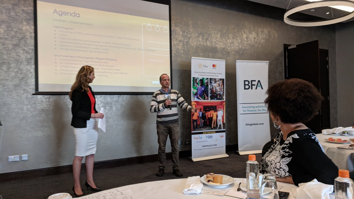 janedelser's tweet photo. "Financial inclusion is not bankarization" - Ignacio Mas sharing founding thoughts on what @FIBR_BFA seeks to do with @MastercardFdn @BFAGlobal #fibrfuture @OMorawczynski https://t.co/xoHLCqwsea
