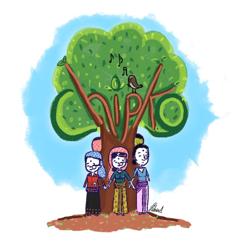 cartoon on net: Cartoon Forest Conservation