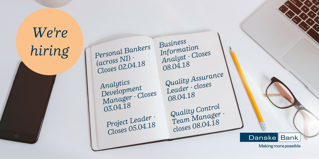 We’re hiring! #jobfairy 🧚‍♀️
We have a number of roles across our business – from our branches, to our analytics team, to an exciting new project, and more! Could you help us fill them?
Read more and apply here: bit.ly/2GeZCYc
#DanskeCareers #DanskeCareersMondays