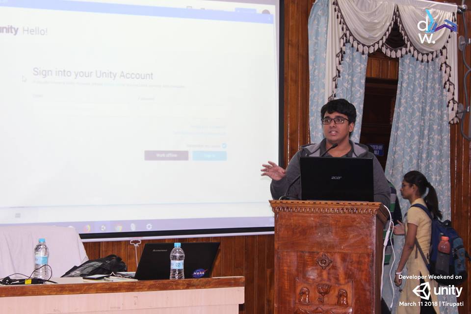 Unity3DIndia's tweet image. An amazing turnout at the Developer Weekend on Unity at Tirupati. The session was handled by Madhav Nair - Unity Chapter Lead from Trivandrum. #Unity3d #DeveloperWeekend #LetsGiveBackTogether