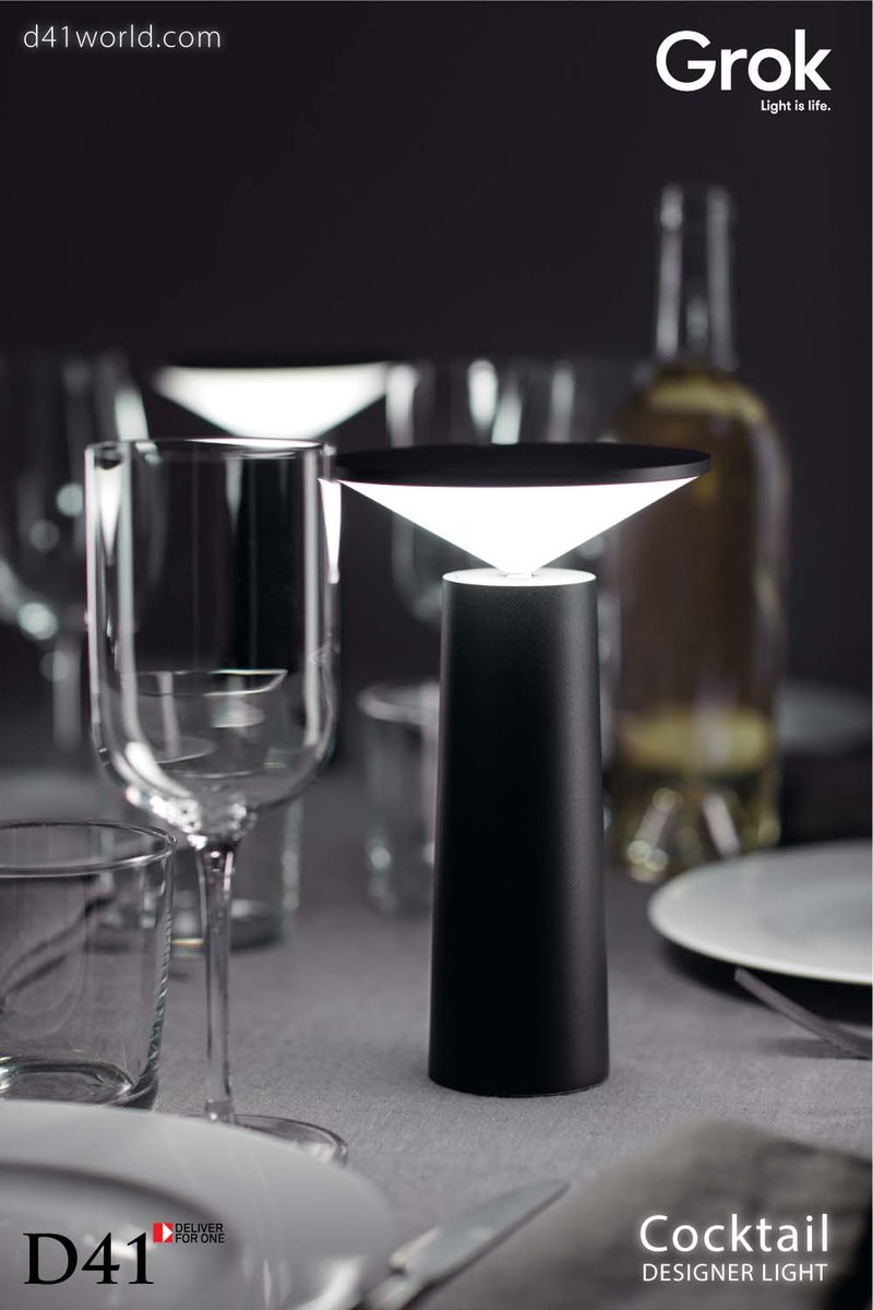 d41world's tweet photo. We present you Cocktail, the original design of this portable light makes it ideal to create a special atmosphere in restaurants, hotels, terraces and homes. #Grok #cocktail #portable #light #d41world #exclusive #india @ledsc4 
Know more on
https://t.co/LaoM7lSP0Y https://t.co/N3wSEE0qLw