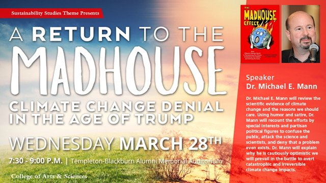 Be sure to check out this exciting event <a href="/ohiou/">Ohio University</a> on Wednesday! We have <a href="/MichaelEMann/">Prof Michael E. Mann</a> coming to campus!