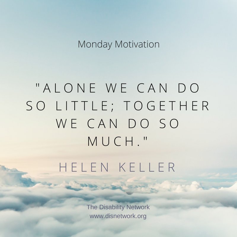 TheDisNetwork's tweet photo. A little support and empowerment can really take you great places. Smile, and let's take on the week! #MondayMotivation #tdnetworker #tdnextgen https://t.co/frLwhTXyhY
