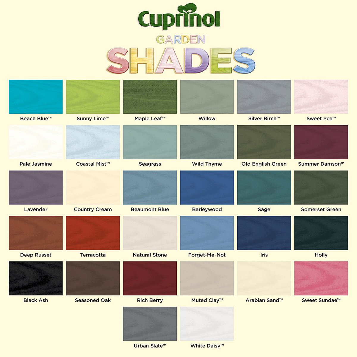 Cuprinol Garden Shades Colour Chart Cheapest Wholesale, Save 68
