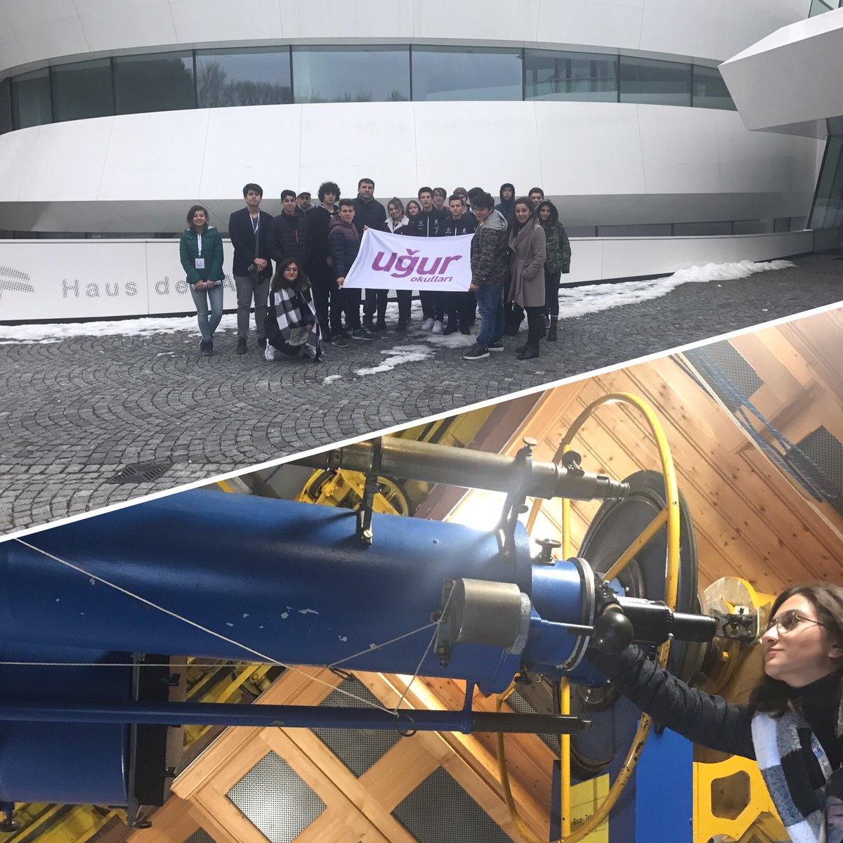 Max Planck Enstitüsü'nde Fizik ve Astronomi üzerine öğrencilerimiz bilgilendirildi, 1889 yapımı teleskop incelendi . <a href="/nevzatkulaber/">Nevzat Kulaberoğlu</a> <a href="/nilcicek/">Nil Çiçek</a> <a href="/adilkurt9/">Adil Kurt</a> <a href="/MuzeyyenBedel/">MüzeyyenBedelYalçın</a> <a href="/MUSTAFACAKIR28/">MUSTAFA ÇAKIR</a>