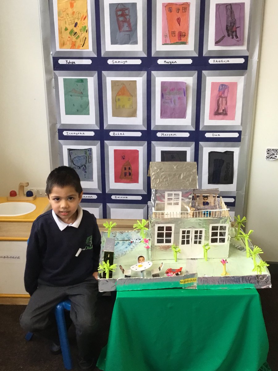 Look at our amazing houses..... they been collaborative 🐝s with their parents and carers to create these 🏠s. Looking forward to our exhibition on Wednesday! <a href="/OliveTreeBolton/">Olive Tree Primary</a> <a href="/OliveTreeHT/">Headteacher</a> <a href="/DalalNazira/">Miss N Dalal</a> <a href="/AfifaPatel3/">Afifa Patel</a> <a href="/sulayman_isa/">Sulayman</a> <a href="/AbolarinTseni/">Tseni Abolarin</a>