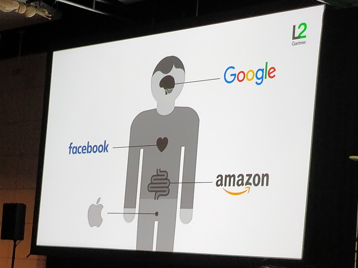 andrewbud's tweet photo. I'd never heard of @profgalloway until today: but his analysis at @1WorldIdentity of how the big tech companies appeal to us is delightful. #knowid https://t.co/U1m6nQ4TJE