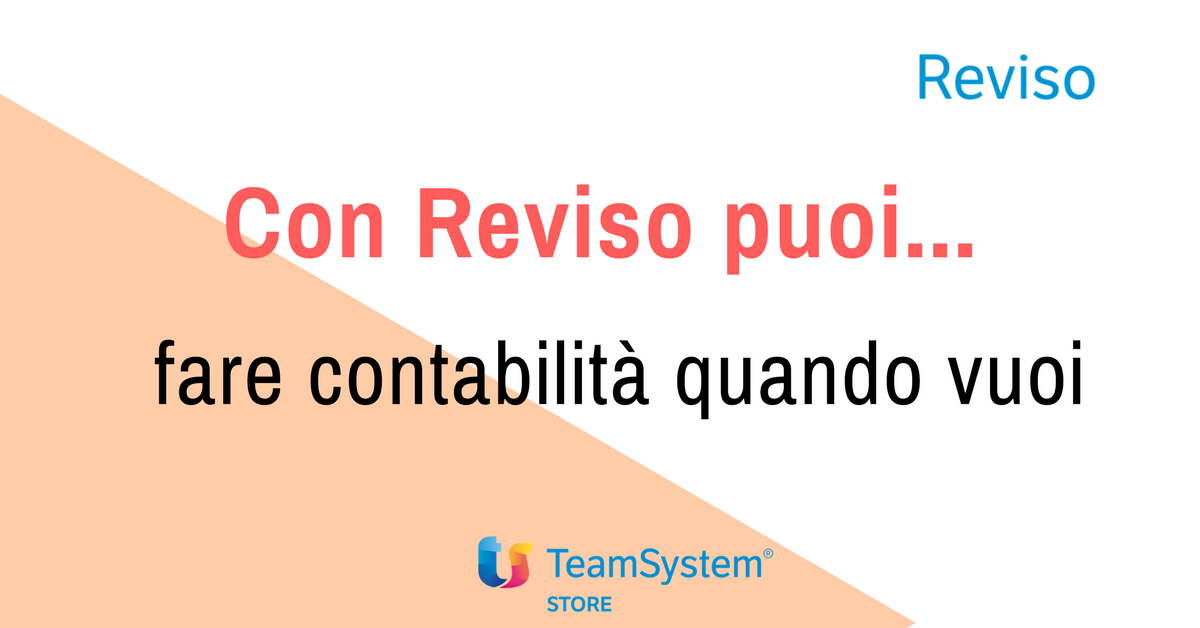 TeamSystemSTORE's tweet image. Con il software Reviso ti basta un minuto per generare le fatture verso tutti i tuoi clienti (quando e dove vuoi). PROVALO GRATIS per 14 giorni!
teamsystem.com/store/fatturaz…

#Reviso