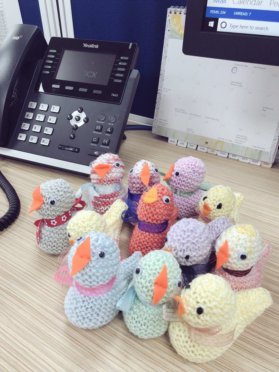 How cute are @DonnellyBentley knitted <a href="/CadburyUK/">Cadbury UK</a> cream eggs for <a href="/boltonhospice/">Bolton Hospice</a>!