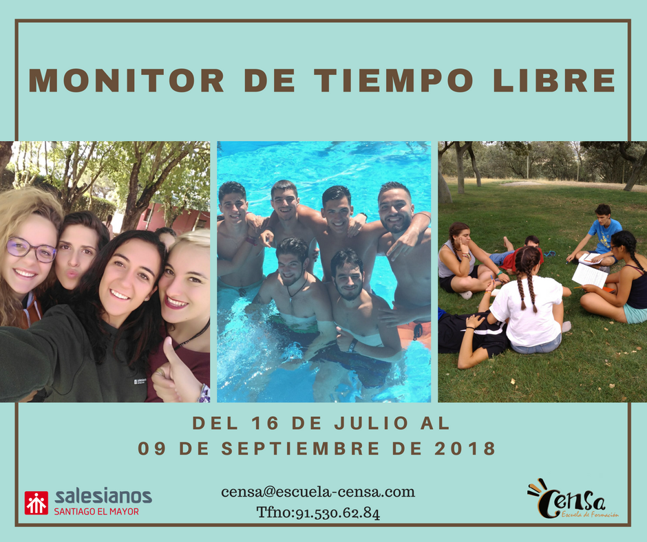 ESCUELA_CENSA's tweet photo. Preparados, listos, yaaaaa¡¡¡
Nuevas fechas para el curso de Monitor de Tiempo libre  en verano https://t.co/zZH49R4ILv
