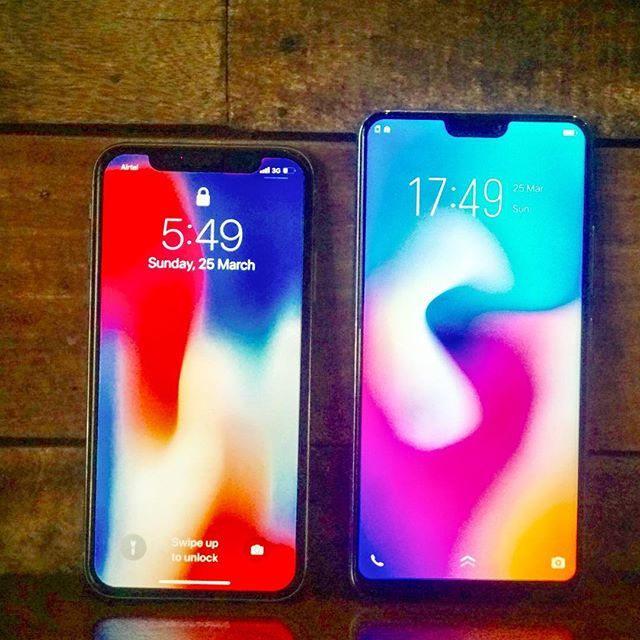 techpp's tweet photo. A tale of two notches?
With many more to come, we suspect. 
The iPhone X and the Vivo V9. Whatever they are separated by, it is certainly not a notch. 
#VivoV9 #VivoV9Notch #iPhoneX #iPhoneXNotch #PhoneNotch https://t.co/DOV32OMobr https://t.co/YlNgZzV2Xj